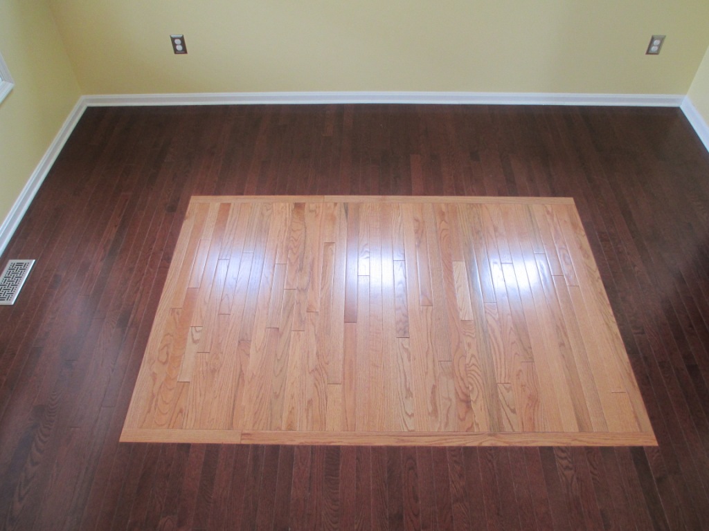 hardwood flooring oak inlay excellent border trendy stylish quality install customer satisfaction guaranteed State College